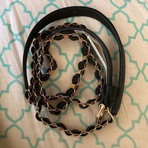 Ann Taylor - Black Chain Belt